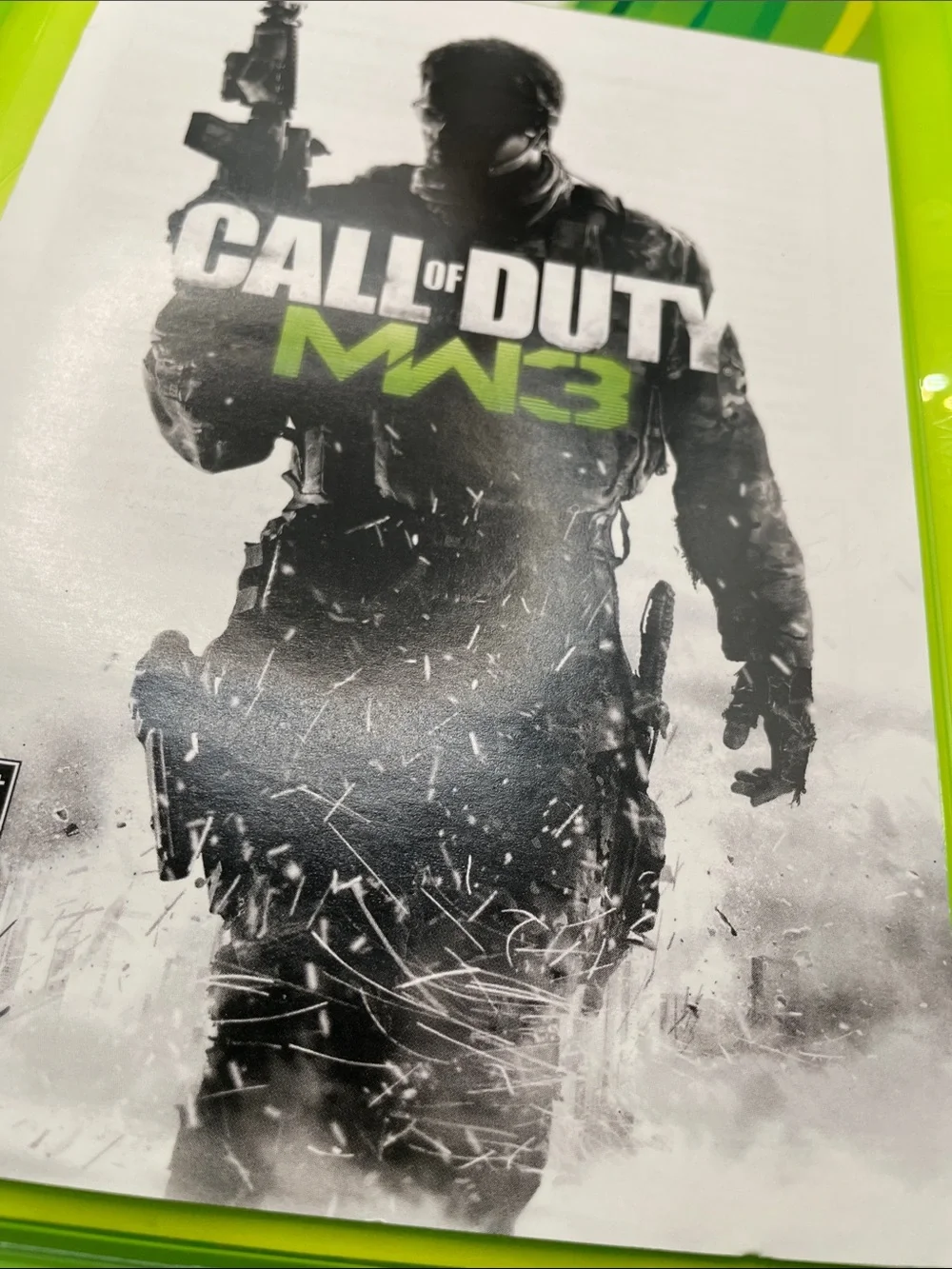 Microsoft Xbox 360 Call of Duty MW3 - Green Case